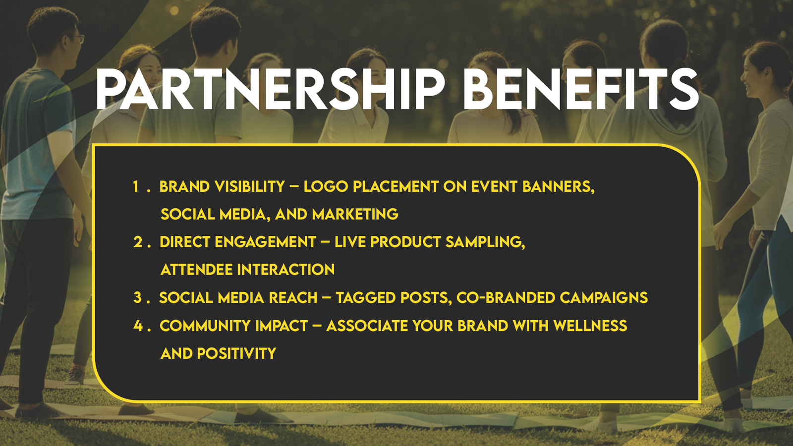 Partnership Benefits